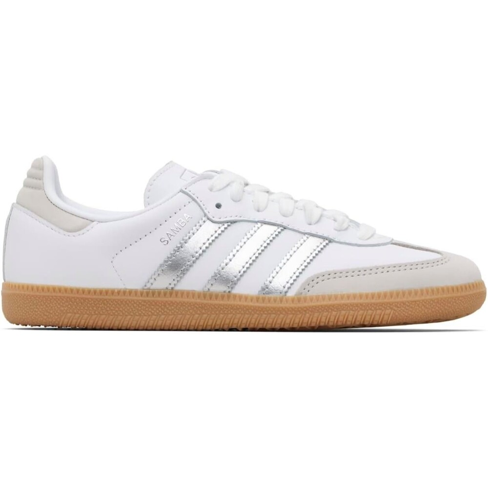 adidas Originals Samba OG Women's Sneaker White Silver Size 7